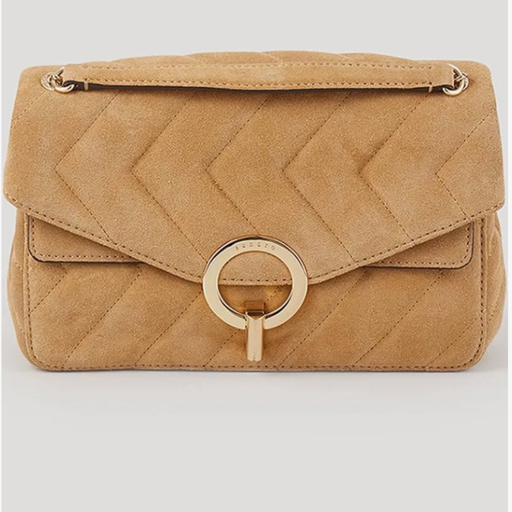 NWT Sandro Suede Handbag Yza - Picture 10 of 13